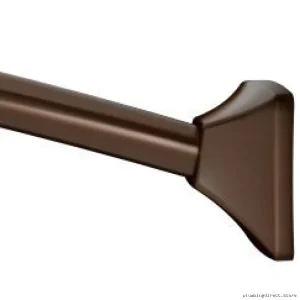 Moen Old World Bronze Curved Adjustable Shower Rod - Stylish & Durable CSR2164OWB