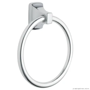 Moen Chrome Modern Towel Ring P5860 - Bathroom Hardware