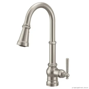 Moen Paterson Kitchen Faucet with Pull-Down Spray - Spot-Resistant Stainless Steel
