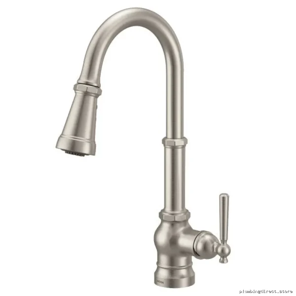 Moen Paterson Kitchen Faucet with Pull-Down Spray - Spot-Resistant Stainless Steel