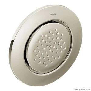 Moen Polished Nickel TS1322NL Round Mosaic Body Spray for Modern Bathrooms