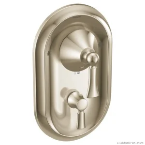Moen Polished Nickel Shower Valve Trim with Built-in Diverter & Temp Control