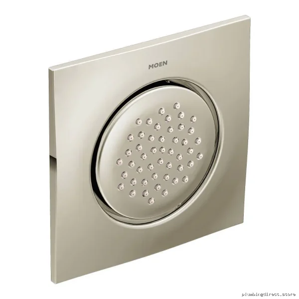 Moen Polished Nickel Square Mosaic Shower Trim with Body Spray TS1320NL