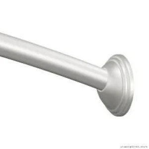 Moen Premium Curved Durable Brushed Nickel Shower Rod - CSR Series Model