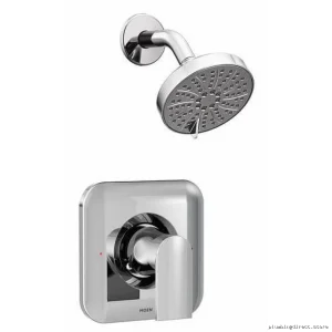 Premium Genta LX Posi-Temp Chrome Shower Trim - Moen T2472EP
