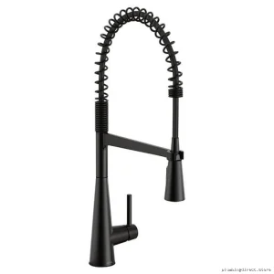 Moen Professional Pre-Rinse Faucet - Matte Black with Sprayer