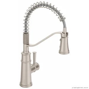 Moen Pull-Down Kitchen Faucet with Pre Rinse & Spot Resistant Steel