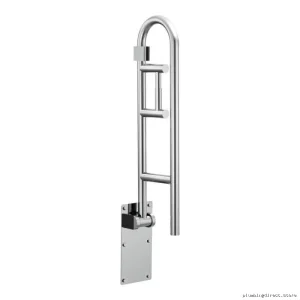 Bathroom Wall-Mounted 30-Inch Flip-Up Grab Bar Stainless Moen R8962FD