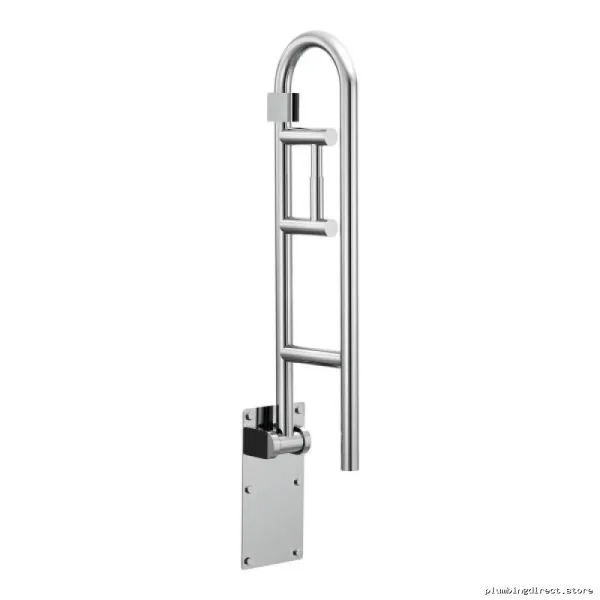 Bathroom Wall-Mounted 30-Inch Flip-Up Grab Bar Stainless Moen R8962FD