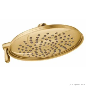 Moen Dual Function Rainfall & Massage Shower Head - Brushed Gold