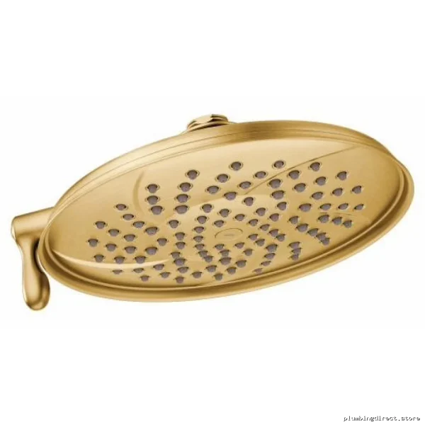 Moen Dual Function Rainfall & Massage Shower Head - Brushed Gold