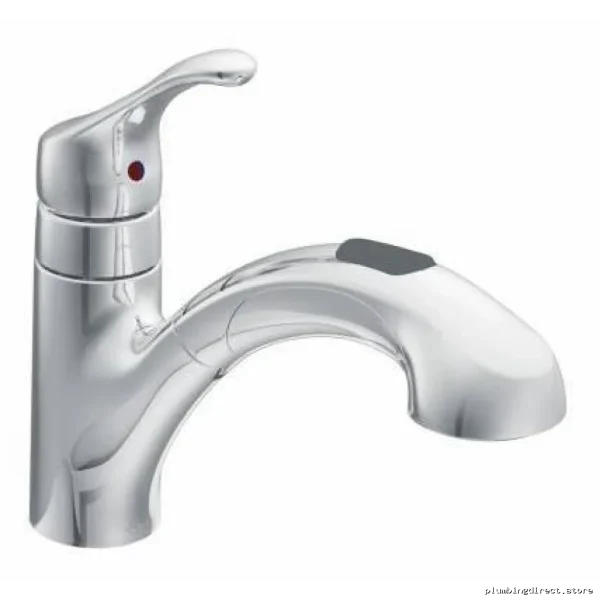 Moen Renzo Chrome Kitchen Faucet With Easy-Pull Sprayer