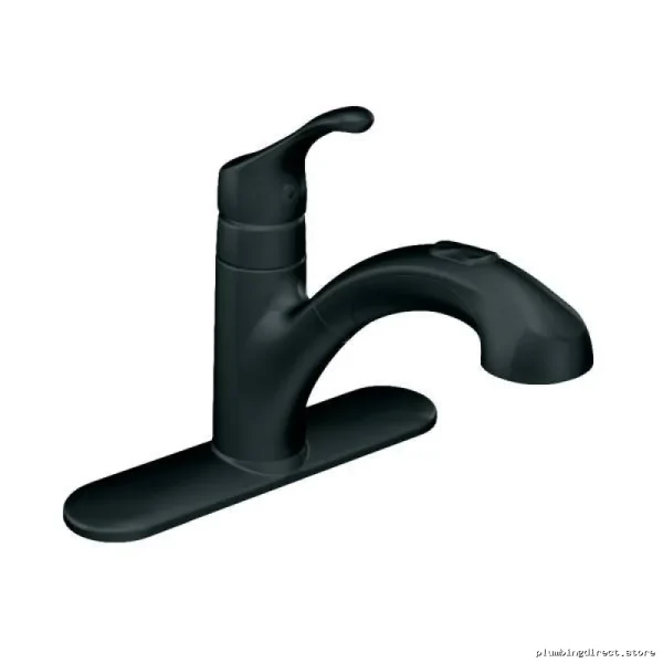 Moen Renzo Kitchen Faucet with Pull-Out Spray & Matte Black Finish - CA87316BL - Image 3