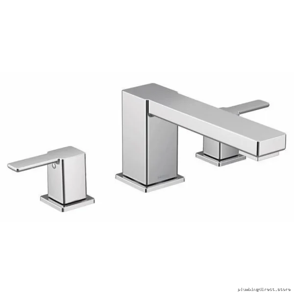 Roman Tub Faucet Trim 3-Hole 90-Degree Angle Chrome TS913 Moen