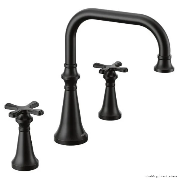 Moen Colinet Roman Tub Faucet Trim - Matte Black TS44505BL