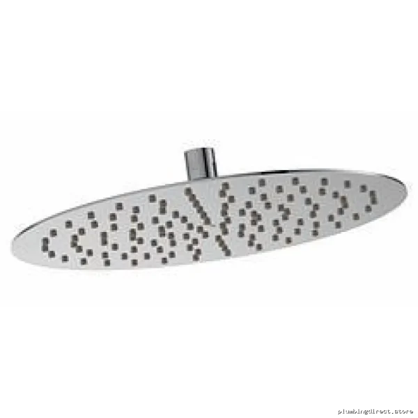 Moen Chrome S1002EP 12-Round Eco-Friendly Flat Shower Head - Sleek Thin Design