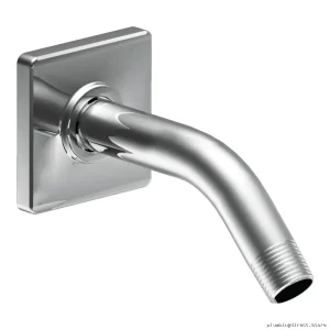 Chrome 90-Degree Shower Arm & Flange Kit - Professional Grade Universal Fit - Moen S133