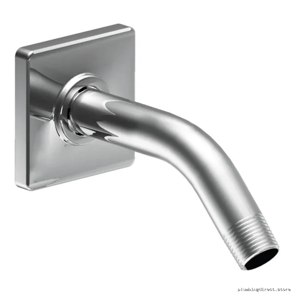 Chrome 90-Degree Shower Arm & Flange Kit - Professional Grade Universal Fit - Moen S133