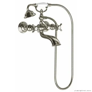 Moen Weymouth Wall-Mounted Tub Filler in Polished Nickel Finish - Model S22105NL