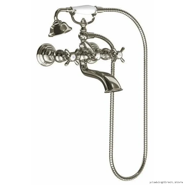 Moen Weymouth Wall-Mounted Tub Filler in Polished Nickel Finish - Model S22105NL