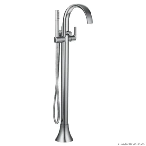 Moen S3105 Chrome Freestanding Tub Filler with Integrated Handheld Shower