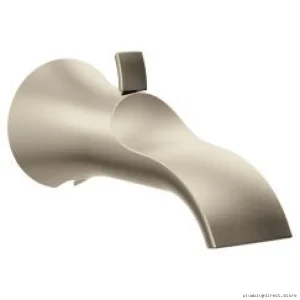 Moen S3835BN Brushed Nickel Tub Spout with Built-In Diverter for Easy Flow Control