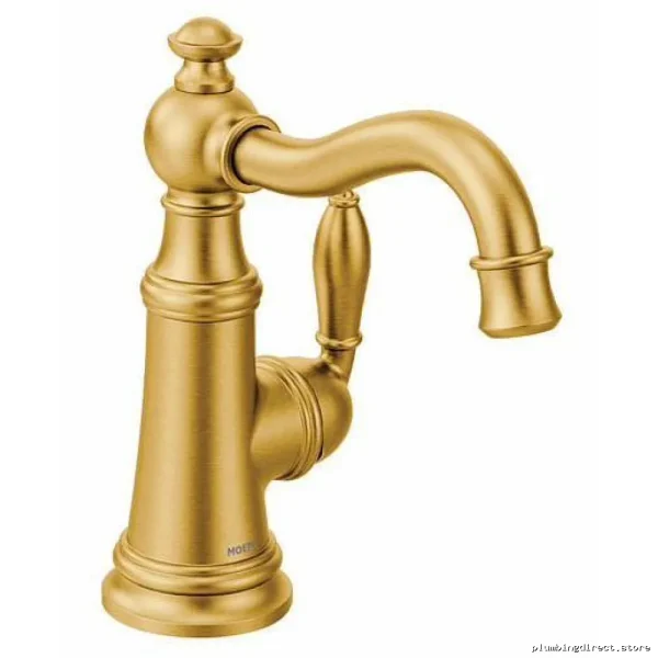 Moen Brushed Gold Bar Faucet S62101BG for Modern Kitchen Sinks