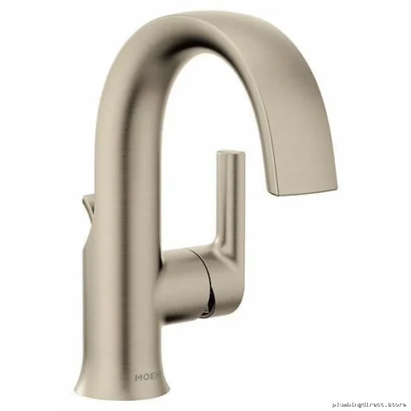 Moen S6910BN Brushed Nickel Bathroom Faucet - Single Hole, Stylish & Durable