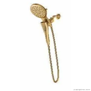 Moen 220C3EPBG Brushed Gold 7-Function Shower Head & Handheld with Magnetix Dock