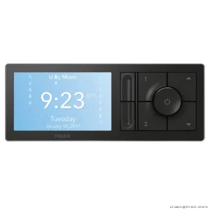 Moen U by Smart Digital Shower Controller - 2-Outlet Matte Black TS3302BL