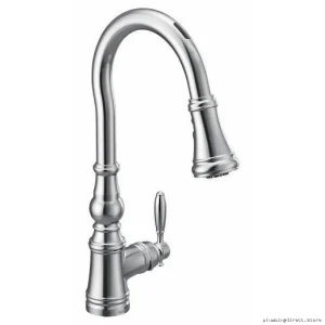 Moen Smart Motion Control Kitchen Faucet with Pull-Down Spray Chrome