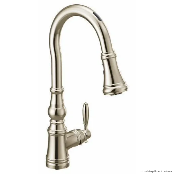 Moen Smart Pull-Down Kitchen Faucet with Motion Control in Polished Nickel