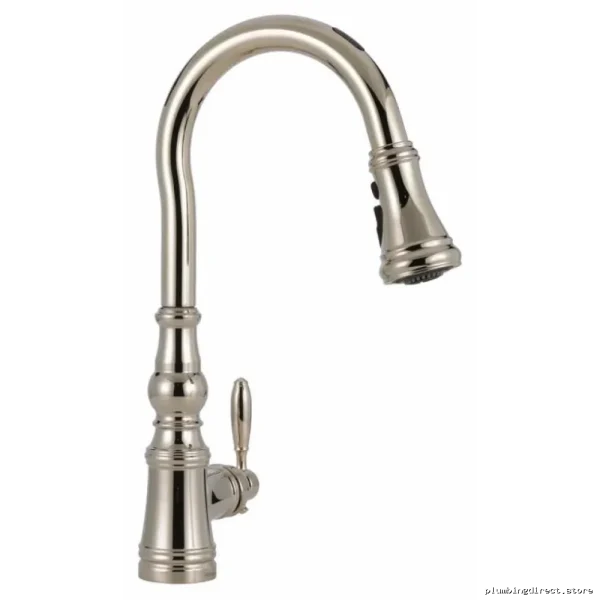 Smart Voice-Controlled Kitchen Faucet with Pull-Down Spray - Moen Polished Nickel