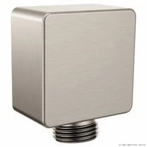 Moen A721SRN Spot Resist Brushed Nickel Wall Elbow - Shower Fitting