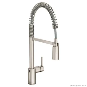 Moen Spot Resist Stainless Kitchen Faucet with MotionSense Wave Spray