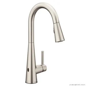 Moen Spot Resist Stainless Steel Pull Down Kitchen Faucet with MotionSense