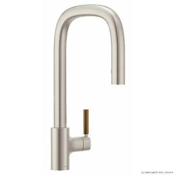 Moen S74001SRS Spot Resist Stainless Kitchen Faucet with Easy-Pull Spray Head - Image 2