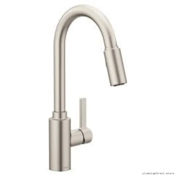 Moen Stainless Steel Pull-Down Kitchen Faucet with Spot Resist Spray