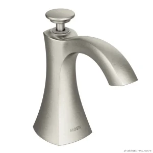 Stainless Steel Spot-Resistant Transitional Soap Dispenser - Moen S3948SRS