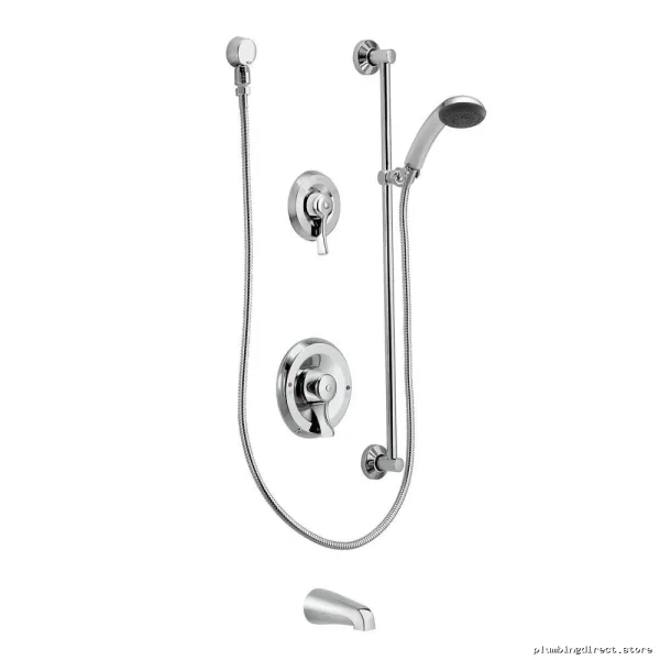 Moen T8341 Chrome Thermostatic Tub & Shower Trim Kit - Commercial-Grade Durable