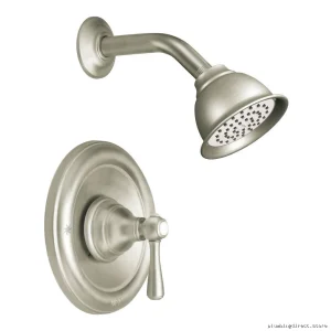 Kingsley Posi-Temp Brushed Nickel Moen Shower Trim - T2112BN System