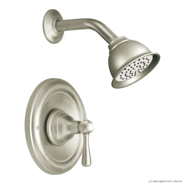 Kingsley Posi-Temp Brushed Nickel Moen Shower Trim - T2112BN System