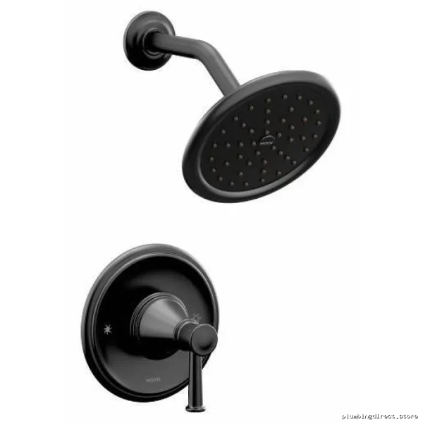 Matte Black Belfield Moen T2312BL Shower Control Panel - Posi-Temp Technology