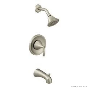 Moen T2743BN Brushed Nickel Glyde Posi-Temp Tub & Shower Trim Kit - Precision Temp Control
