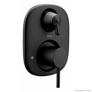 Moen T3290BL Triple-Function Transfer Valve Trim - Matte Black Finish
