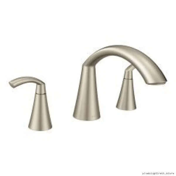 Moen T373BN Brushed Nickel Roman Tub Faucet Trim - Elegant Bathroom Upgrade
