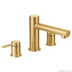 Moen T393BG Brushed Gold Roman Tub Faucet Trim - Elegant Bathroom Upgrade