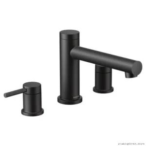 Moen T393BL Matte Black Roman Tub & Shower Faucet Trim Kit