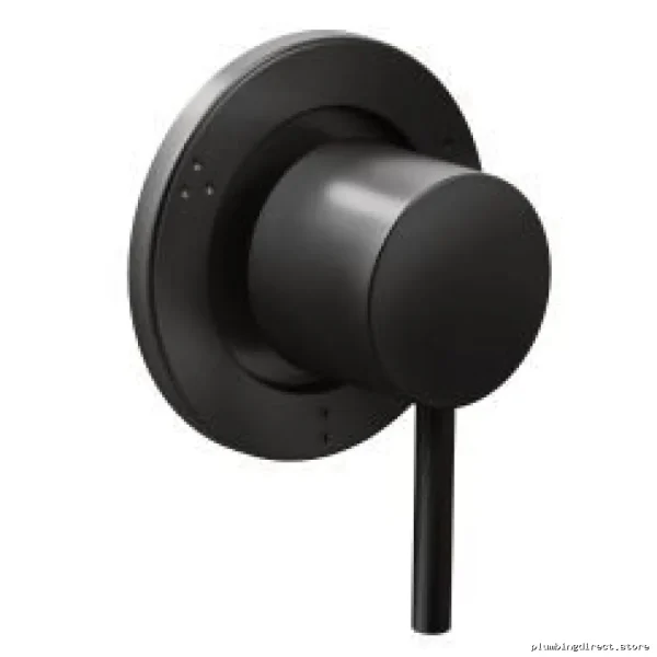 Matte Black 3-in-1 Transfer Valve Trim for Shower - Moen T4192BL
