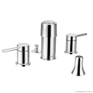 Moen T5191 Align Bidet Faucet Trim – Sleek Chrome Finish for Modern Bathrooms